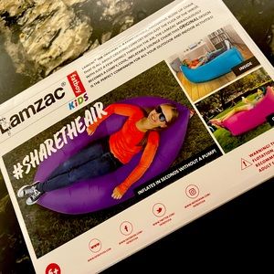 Lamzac fatboy air lounger turquoise NIB